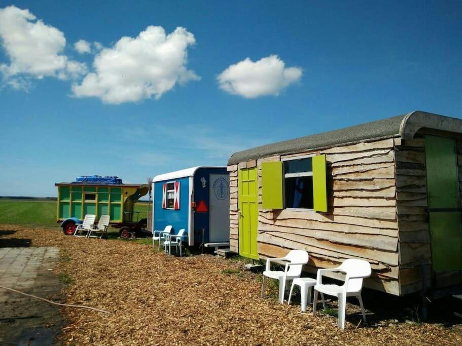 B&B Boerderij Rust, In Pipowagens! 덴헬데르 외부 사진